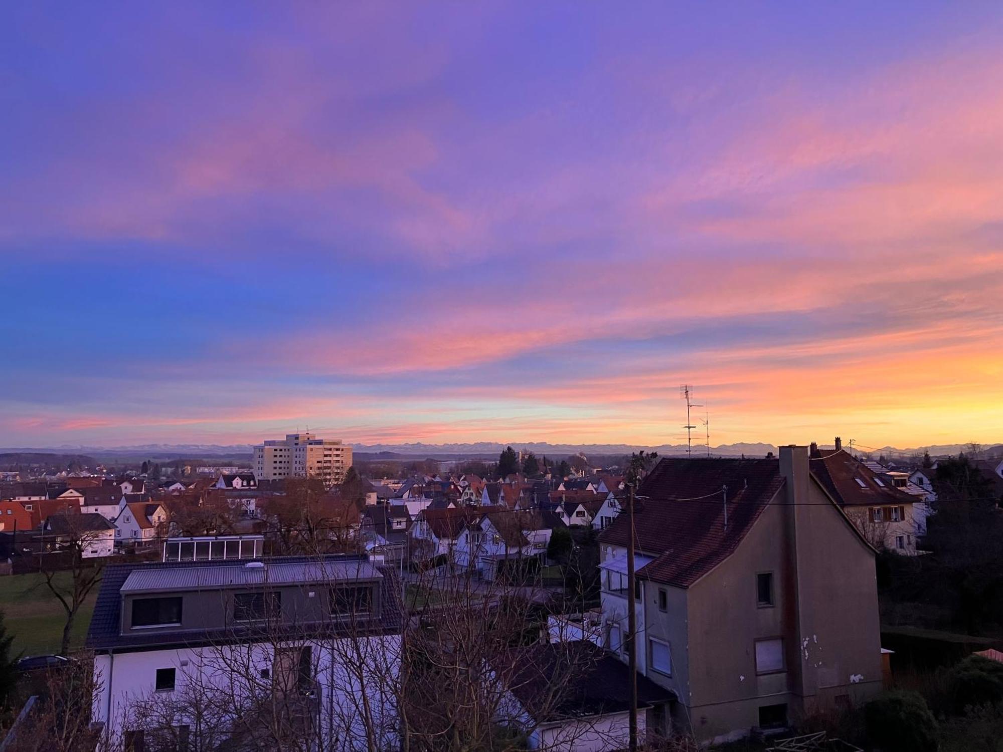 Ferienwohnung Weitblick Bad Schussenried Eksteriør bilde